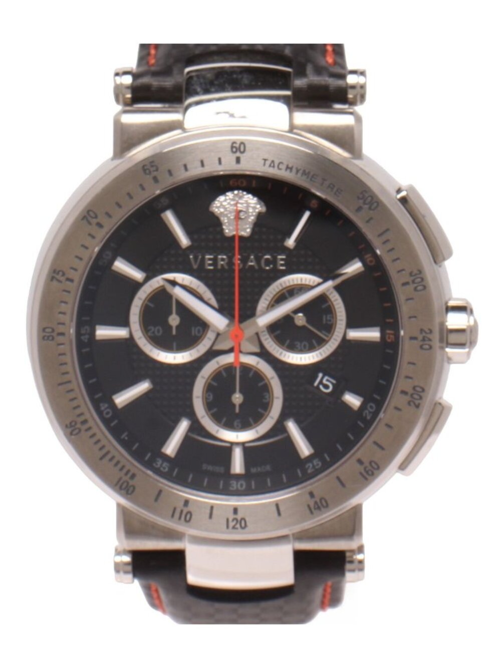 Versace Watch Vfg Quartz Black